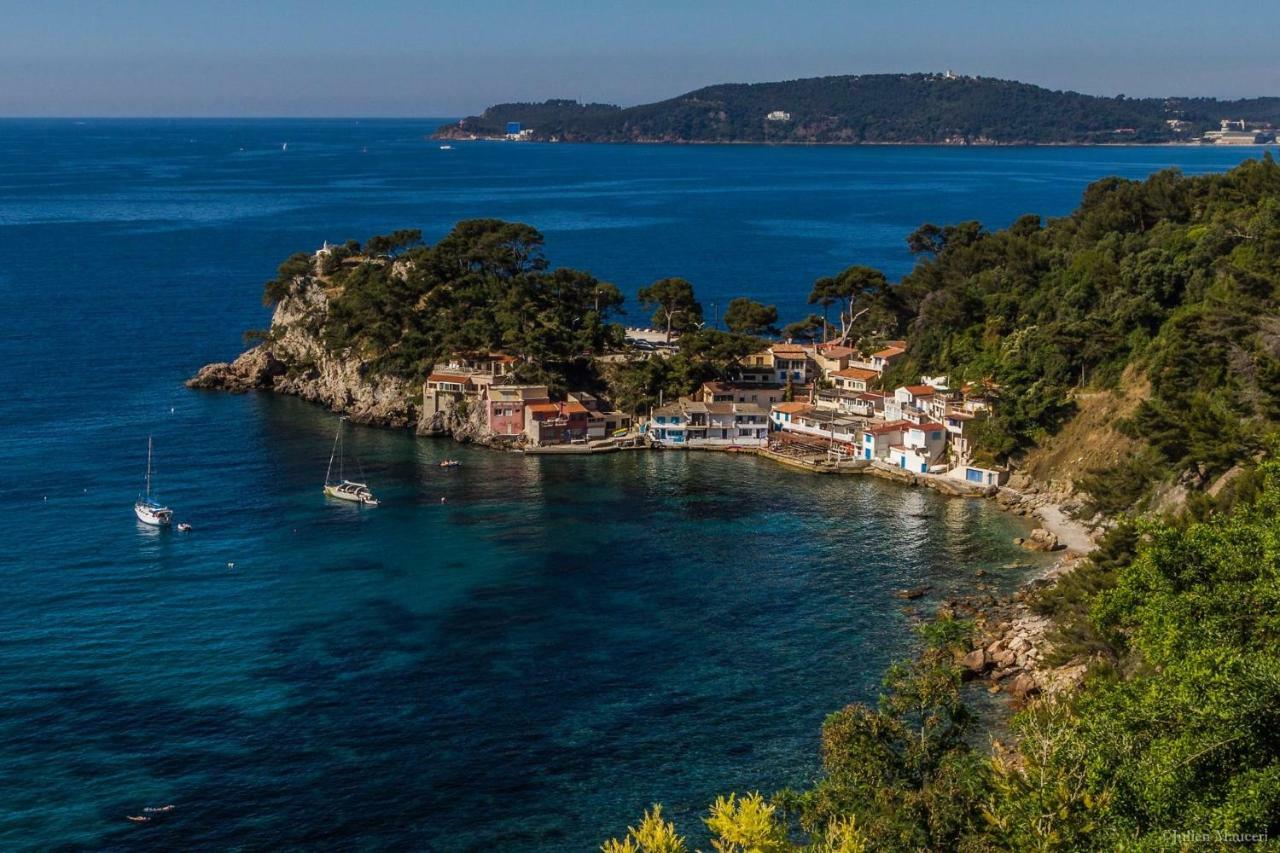 **** Beau T2 De 40 M2, Jardin De 70M2, Au Calme, A 50 Metres De La Plage Le Pradet Kültér fotó