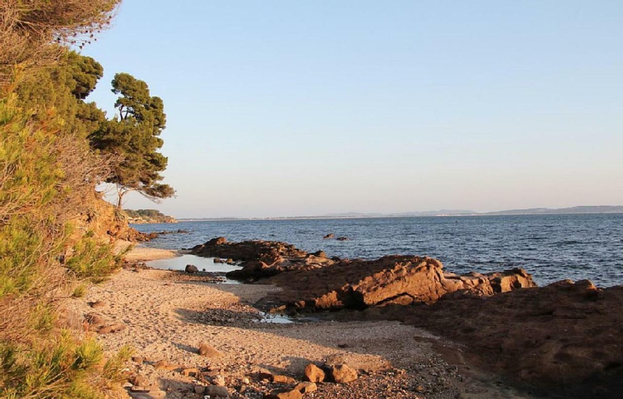 **** Beau T2 De 40 M2, Jardin De 70M2, Au Calme, A 50 Metres De La Plage Le Pradet Kültér fotó
